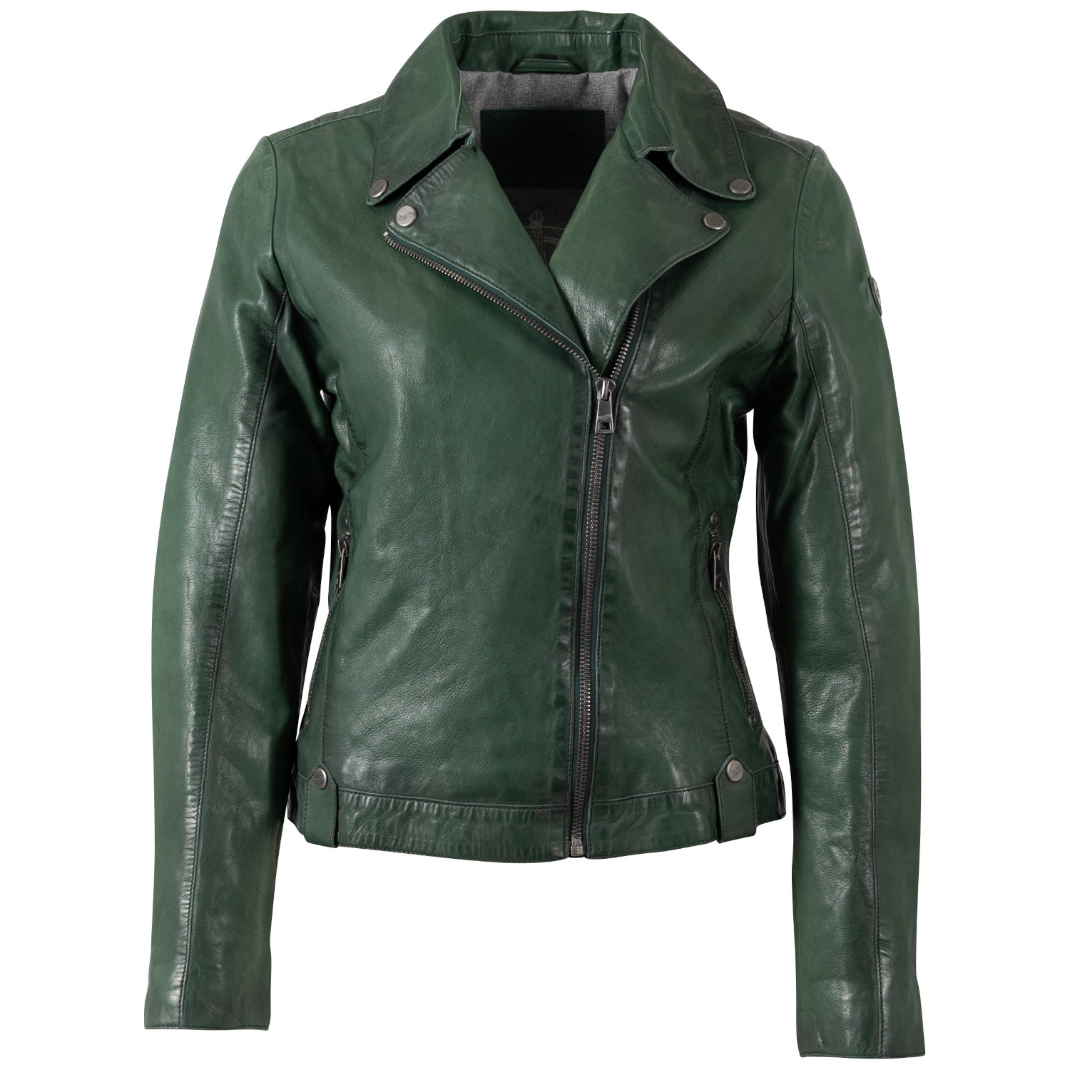 Geaca de Piele Dama Mauritius Verde MWFarah – Geci de Piele