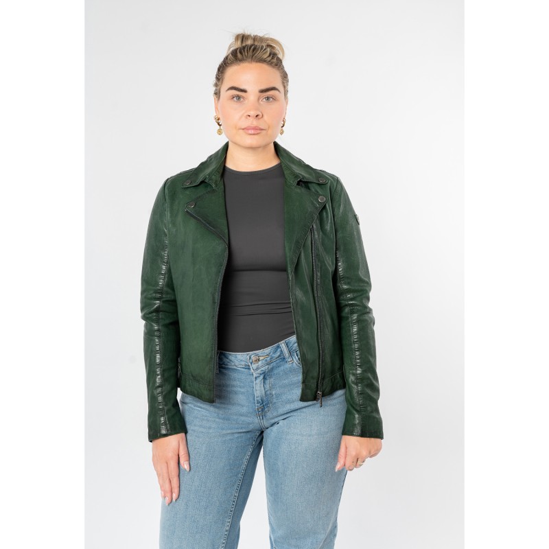 Geaca de Piele Dama Mauritius Verde MWFarah – Geci de Piele Geaca de Piele Dama Mauritius Verde MWFarah – Geci de Piele