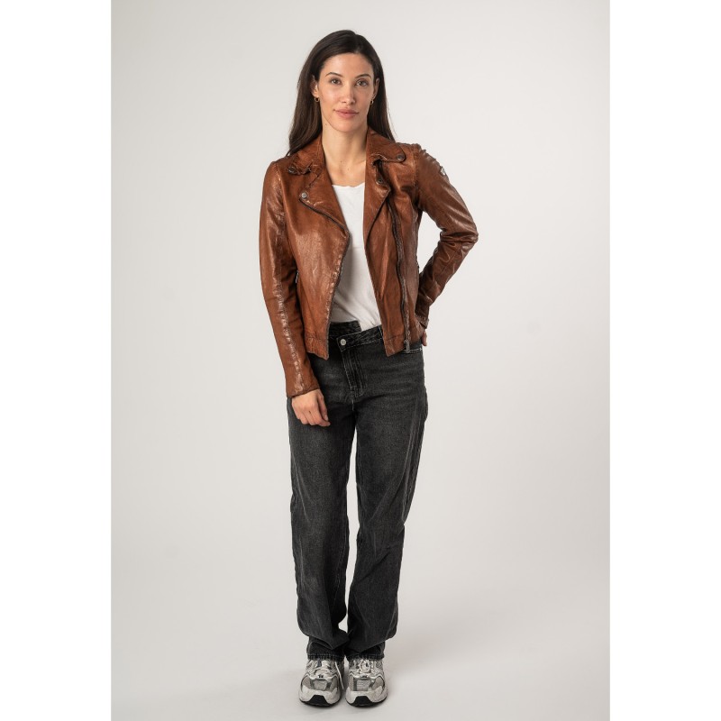 Geaca de Piele Dama Mauritius Coniac MWFayola – Geci de Piele Geaca de Piele Dama Mauritius Coniac MWFayola – Geci de Piele