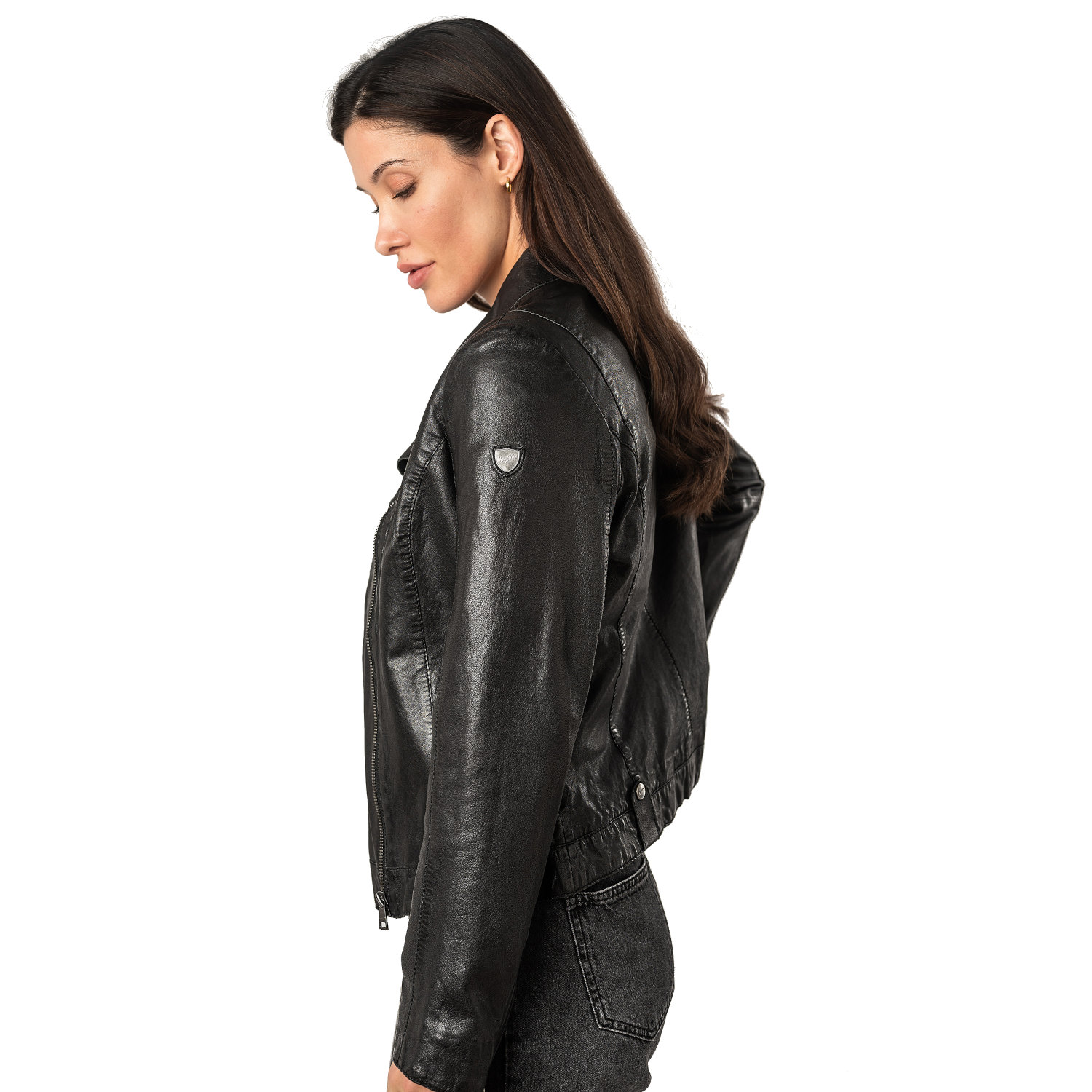 Geaca de Piele Dama Mauritius Neagra MWFayola – Geci de Piele Geaca de Piele Dama Mauritius Neagra MWFayola – Geci de Piele