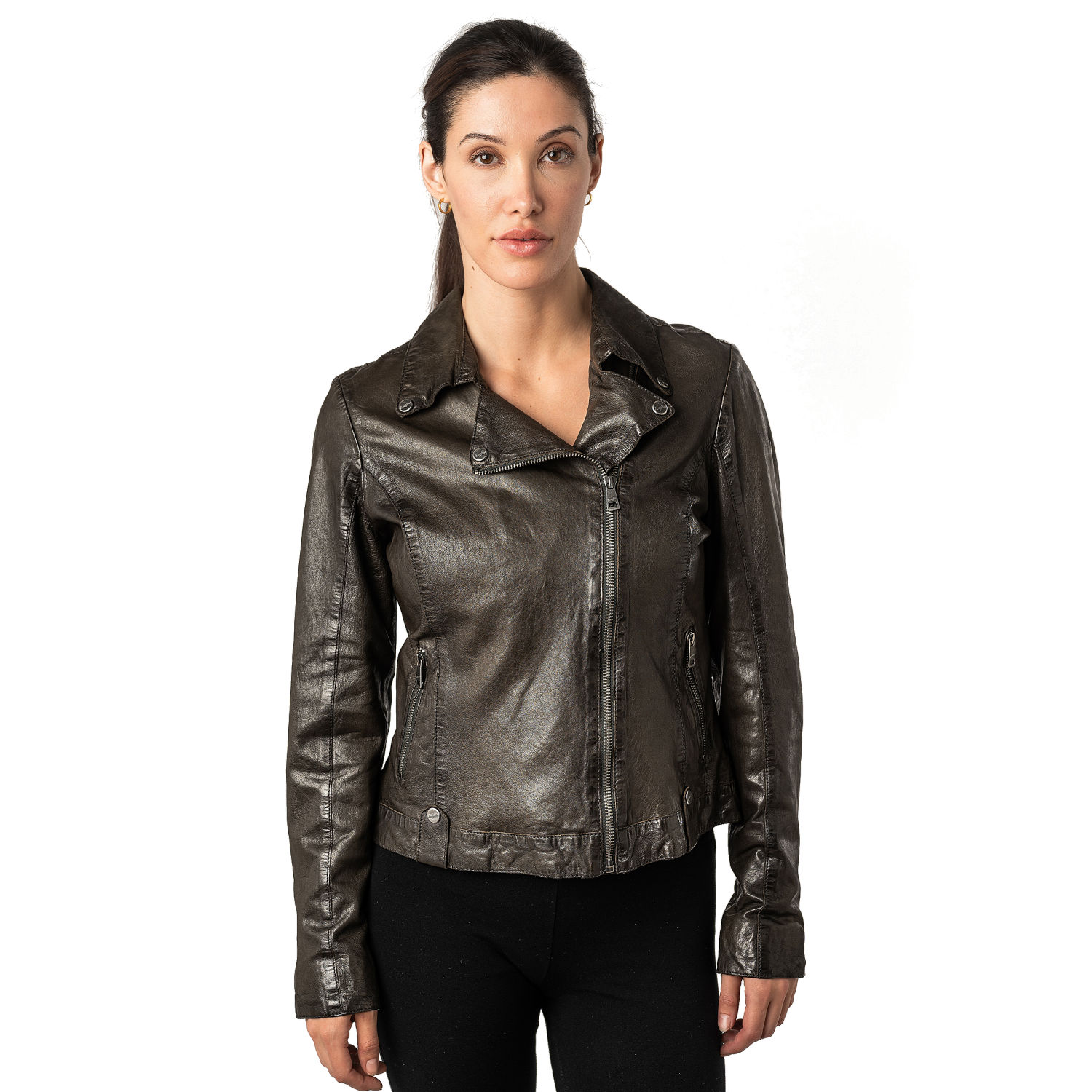 Geaca de Piele Dama Mauritius Verde Inchis MWFayola – Geci de Piele Geaca de Piele Dama Mauritius Verde Inchis MWFayola – Geci de Piele