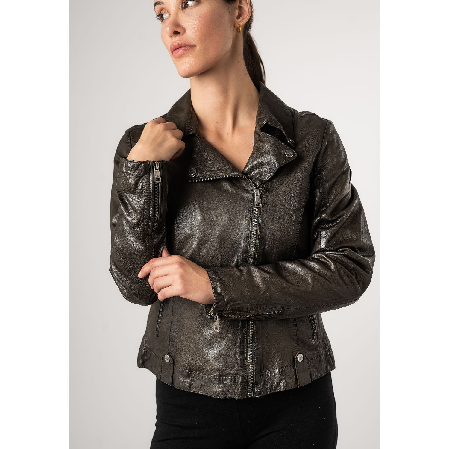 Geaca de Piele Dama Mauritius Verde Inchis MWFayola – Geci de Piele Geaca de Piele Dama Mauritius Verde Inchis MWFayola – Geci de Piele