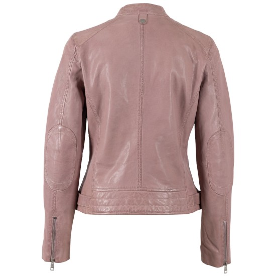 Geaca de Piele Dama Mauritius Roz Prafuit MWFiete