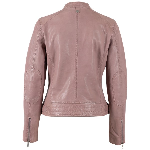 Geaca de Piele Dama Mauritius Roz Prafuit MWFiete