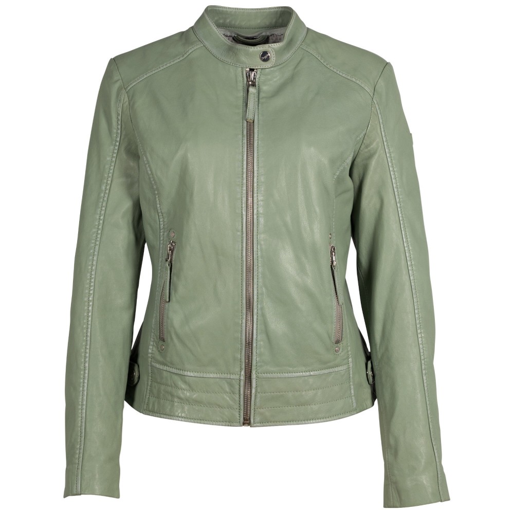 Geaca de Piele Dama Mauritius Verde Menta MWFilla - readytowear