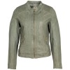 Geaca de Piele Dama Mauritius Verde Menta MWFjola
