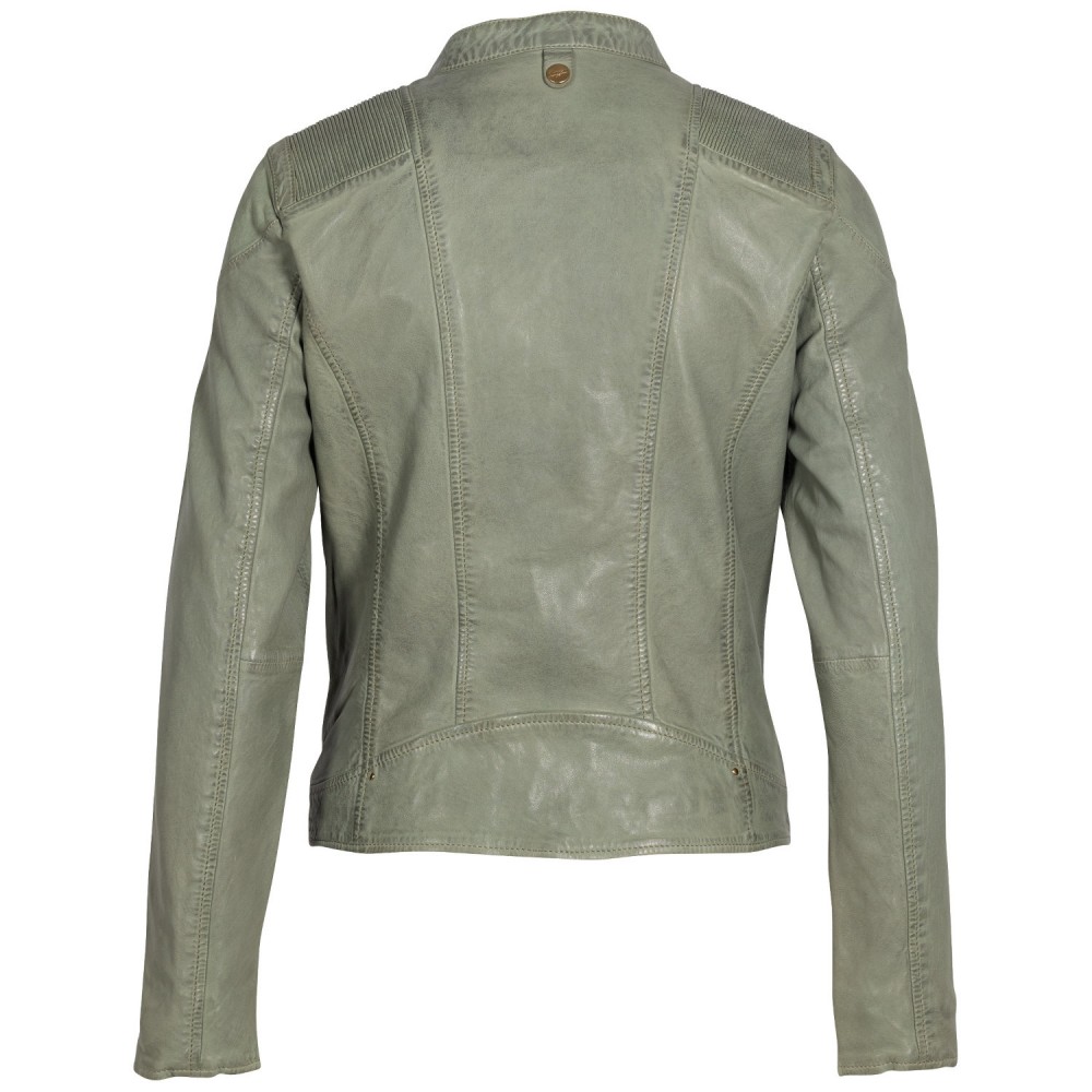 Geaca de Piele Dama Mauritius Verde Menta MWFjola - readytowear