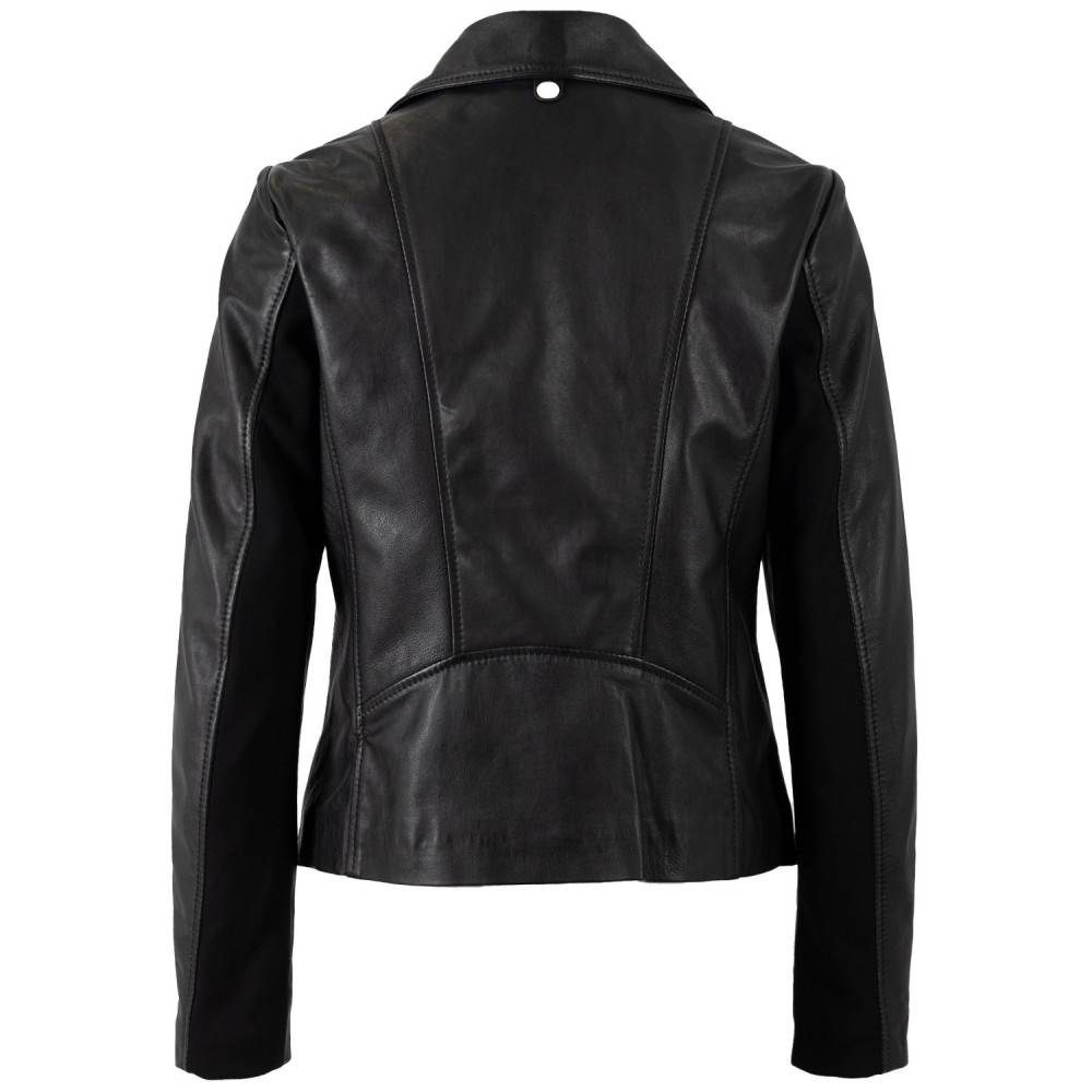 Geaca de Piele Dama Mauritius Neagra MWFylli - readytowear