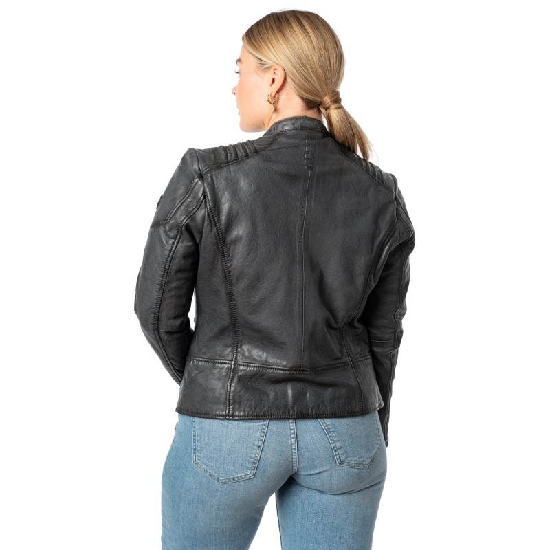 Geaca de Piele Dama Mauritius Antracit MWGionna – Geci de Piele