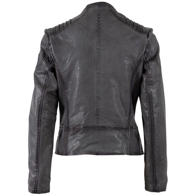 Geaca de Piele Dama Mauritius Antracit MWGionna – Geci de Piele