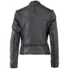 Mauritius MWGionna Antracit – Geacă piele damă stil biker modern Geacă de piele damă antracit Mauritius MWGionna cu guler stand-up și umeri în relief