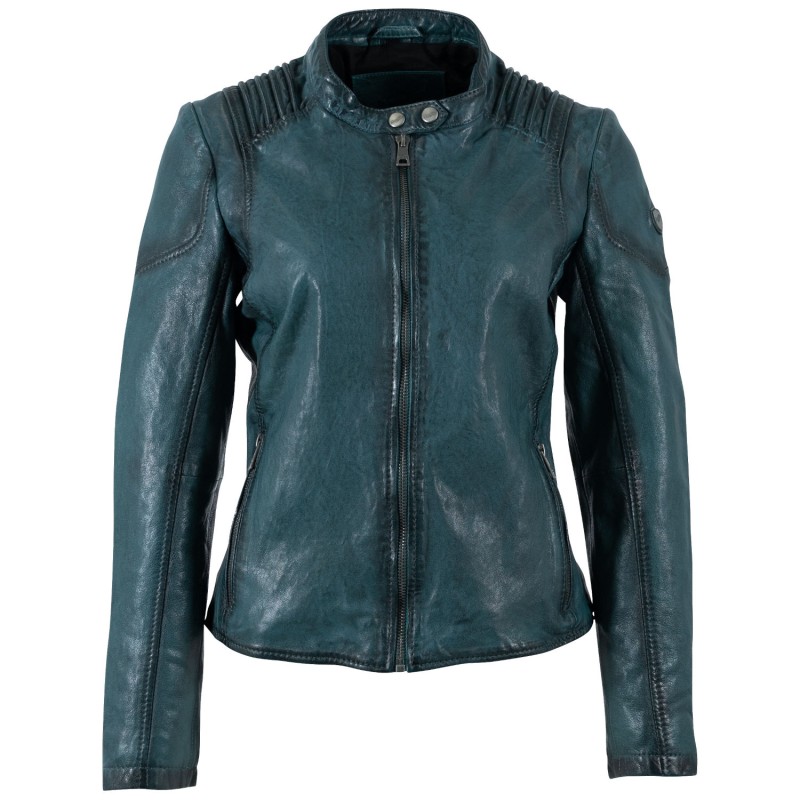 Geaca de Piele Dama Mauritius Verde Petrol MWGionna – Geci de Piele Geaca de Piele Dama Mauritius Verde Petrol MWGionna – Geci de Piele