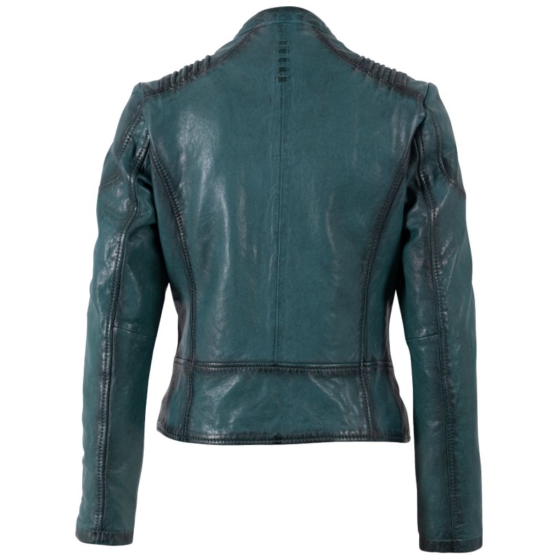 Geaca de Piele Dama Mauritius Verde Petrol MWGionna – Geci de Piele Geaca de Piele Dama Mauritius Verde Petrol MWGionna – Geci de Piele