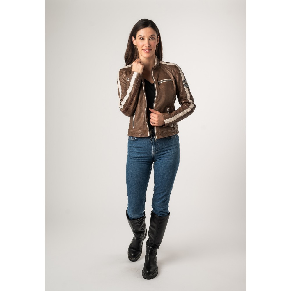 Geaca de Piele Dama Mauritius Maro MWHighwalie - readytowear