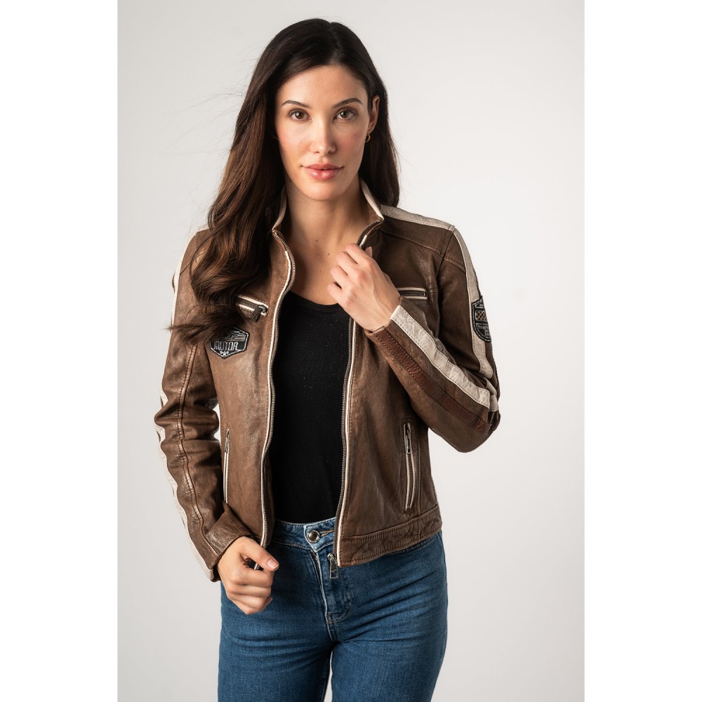 Geaca de Piele Dama Mauritius Maro MWHighwalie - readytowear