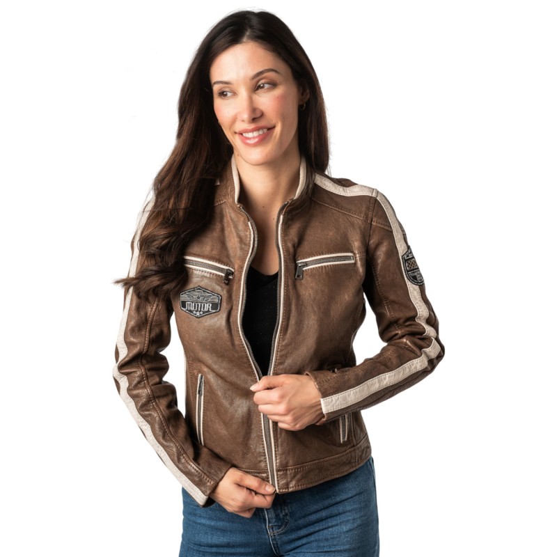 Geaca de Piele Dama Mauritius Maro MWHighwalie – Geci de Piele