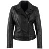 Geaca de Piele Dama Mauritius Neagra MWHoshie