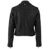 Geaca de Piele Dama Mauritius Neagra MWInessa