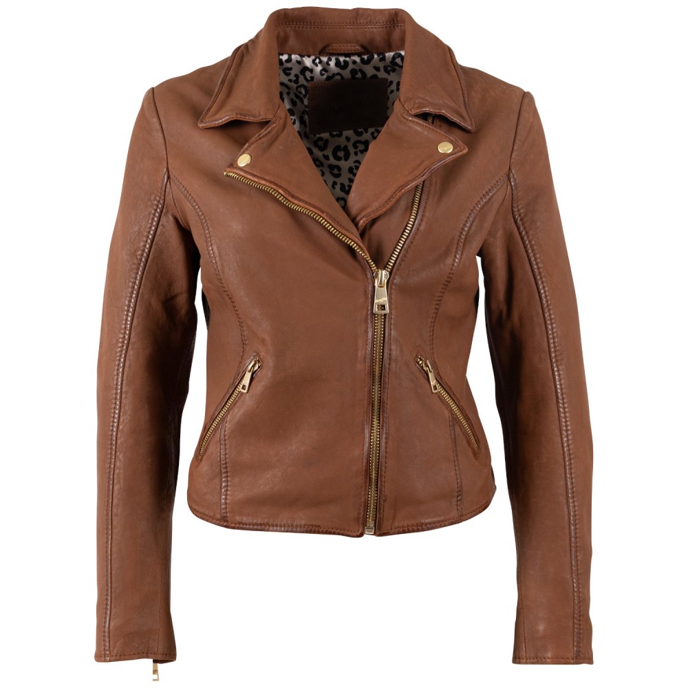 Geaca de Piele Dama Mauritius Whiskey MWInessa - readytowear