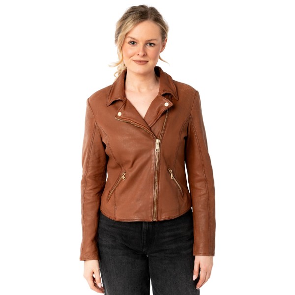 Geaca de Piele Dama Mauritius Whiskey MWInessa