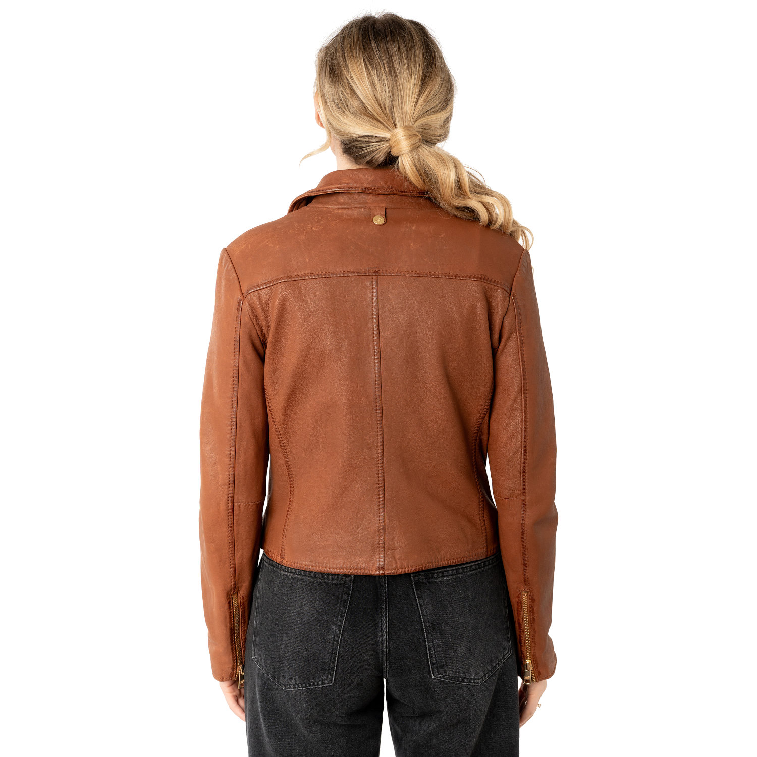 Geaca de Piele Dama Mauritius Whiskey MWInessa – Geci de Piele