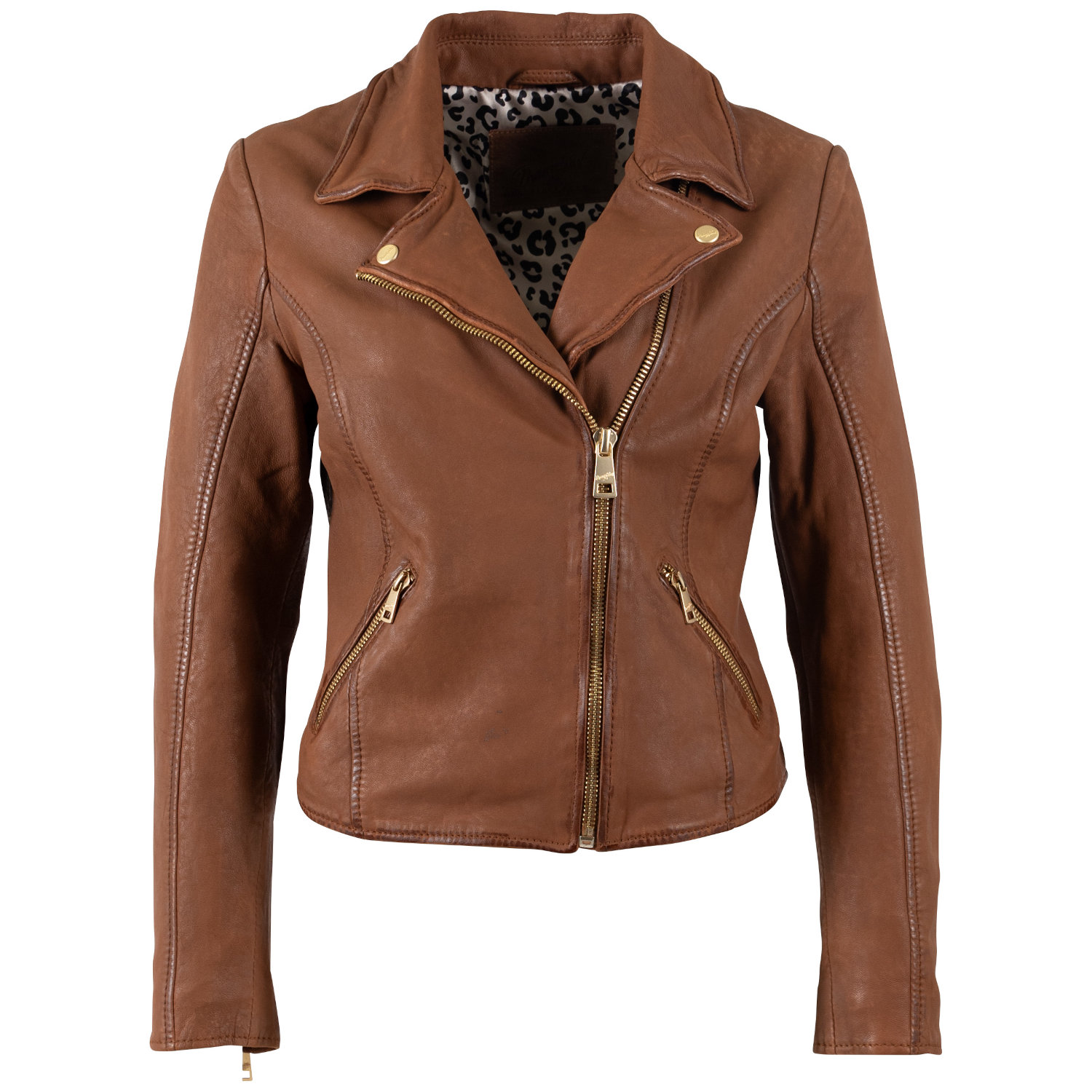 Geaca de Piele Dama Mauritius Whiskey MWInessa – Geci de Piele