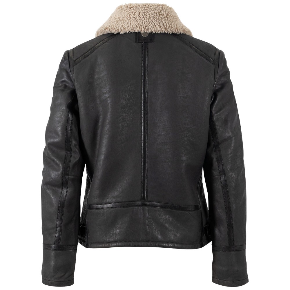 Cojoc de Piele Dama Mauritius Antracit MWIske - readytowear