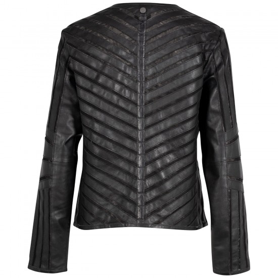 Geaca de Piele Dama Mauritius Neagra MWJaela Geaca de Piele Dama Mauritius Neagra MWJaela