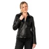 Geaca de Piele Dama Mauritius Neagra MWJolah - readytowear