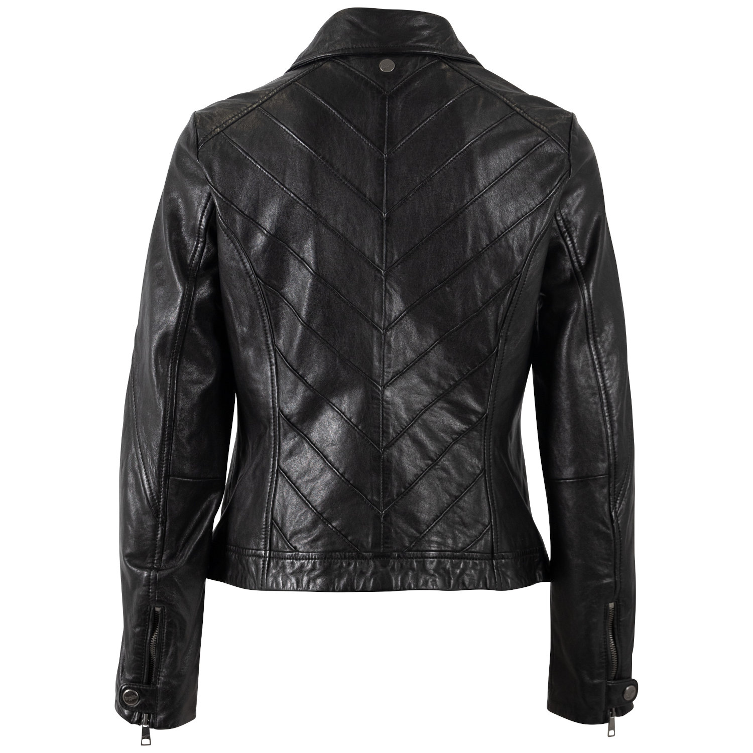 Geaca de Piele Dama Mauritius Neagra MWJolah – Geci de Piele