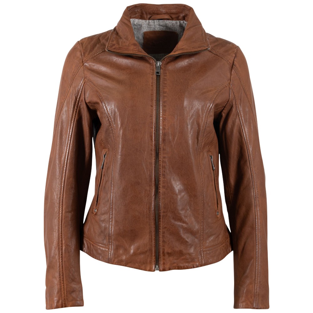 Geaca de Piele Dama Mauritius Whiskey MWJolah - readytowear