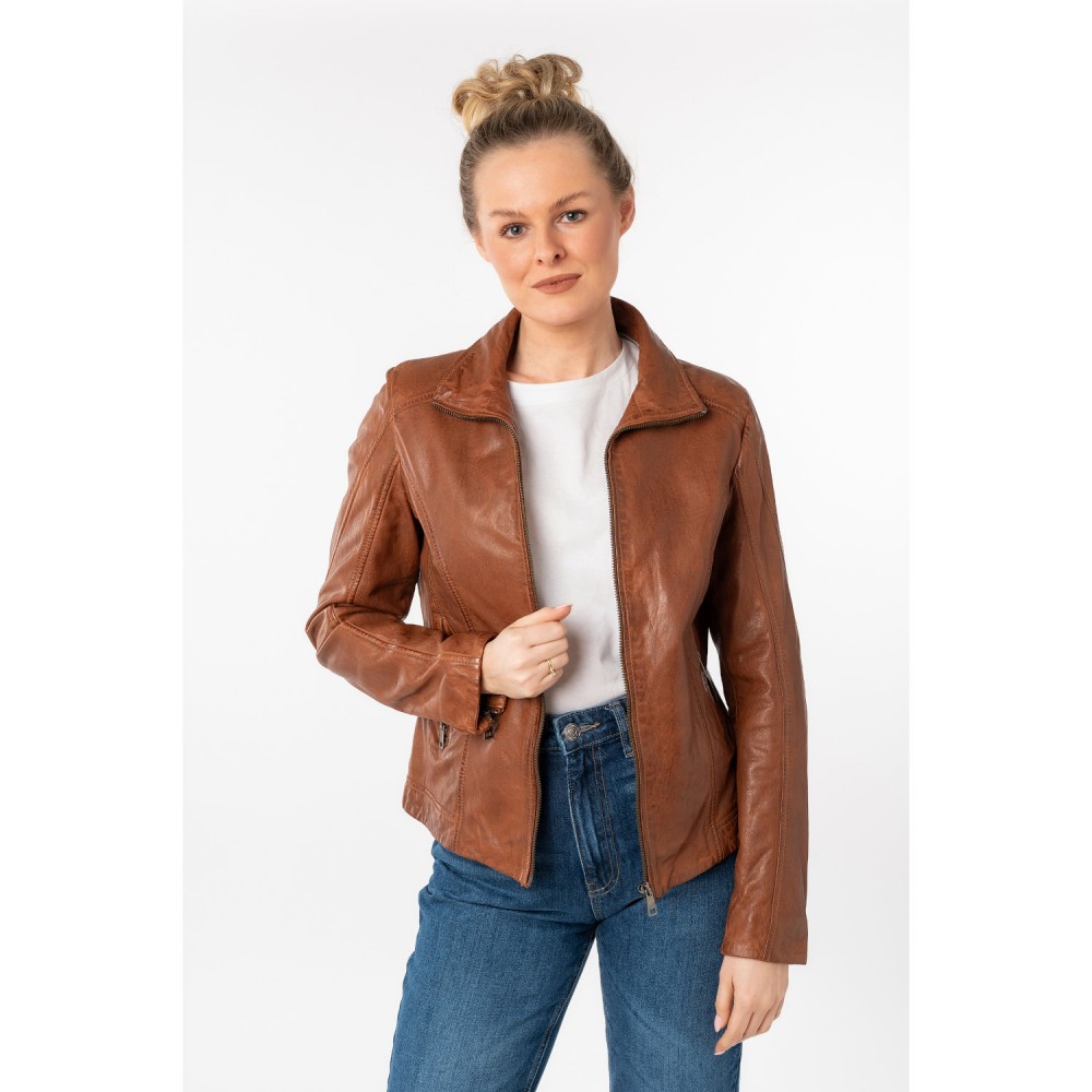 Geaca de Piele Dama Mauritius Whiskey MWJolah - readytowear