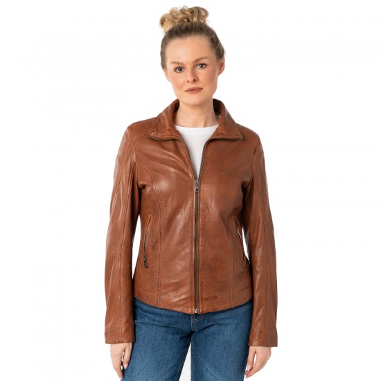Geaca de Piele Dama Mauritius Whiskey MWJolah