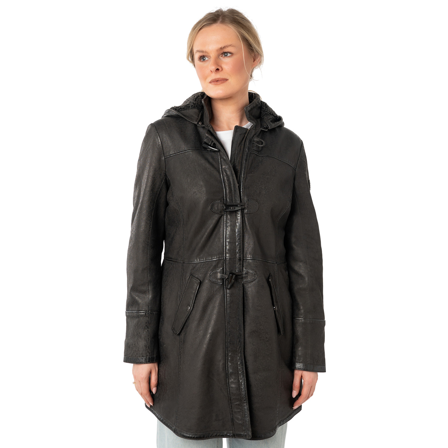 Geaca Lunga de Piele Dama Mauritius Antracit Inchis MWKace – Geci de Iarna Geaca Lunga de Piele Dama Mauritius Antracit Inchis MWKace – Geci de Iarna