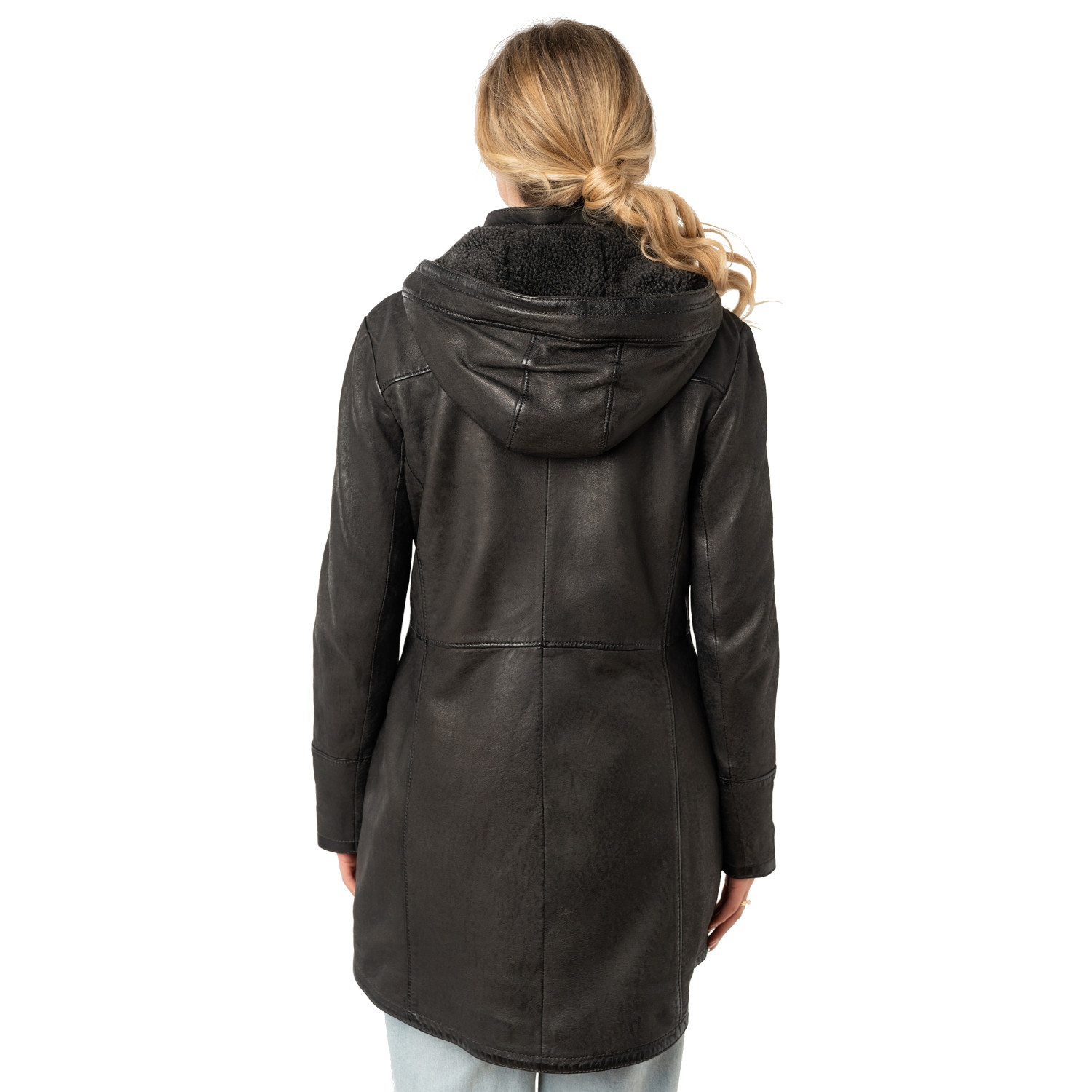 Geaca Lunga de Piele Dama Mauritius Antracit Inchis MWKace – Geci de Iarna Geaca Lunga de Piele Dama Mauritius Antracit Inchis MWKace – Geci de Iarna