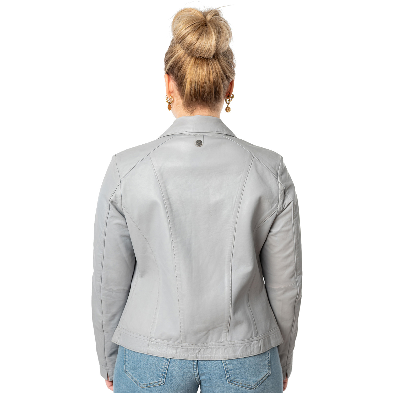 Geaca de Piele Dama Mauritius Albastru Deschis MWKaroh – Geci de Piele Geaca de Piele Dama Mauritius Albastru Deschis MWKaroh – Geci de Piele