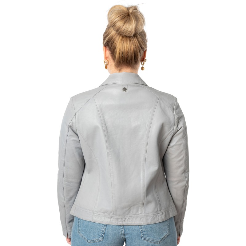 Geaca de Piele Dama Mauritius Albastru Deschis MWKaroh – Geci de Piele Geaca de Piele Dama Mauritius Albastru Deschis MWKaroh – Geci de Piele