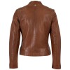 Geaca de Piele Dama Mauritius Coniac MWKawira: Regular Fit Stil Biker