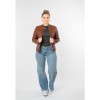 Geaca de Piele Dama Mauritius Coniac MWKawira: Regular Fit Stil Biker