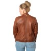 Geaca de Piele Dama Mauritius Coniac MWKawira: Regular Fit Stil Biker