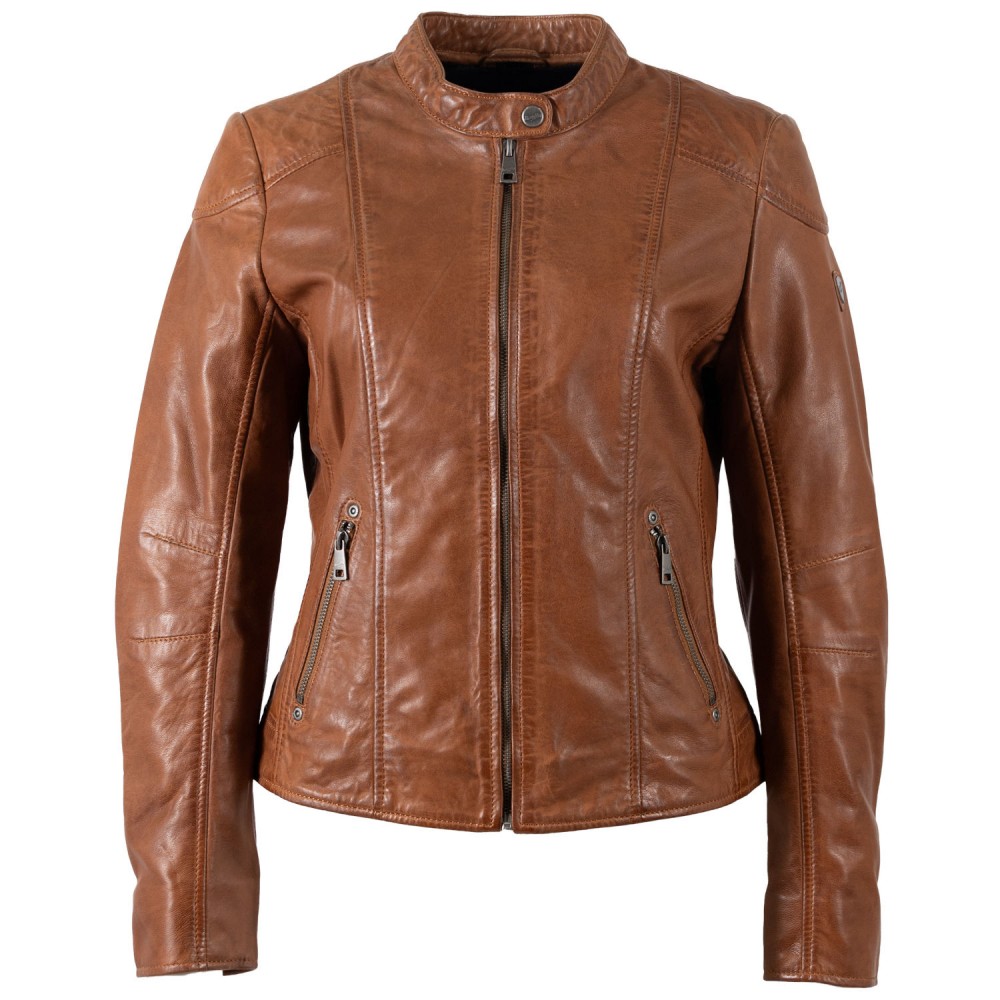 Geaca de Piele Dama Mauritius Coniac MWKeili - readytowear