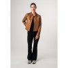 Geaca Scurta de Piele Dama Mauritius Camel MWLefei - readytowear.ro