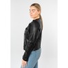 Geaca de Piele Dama Mauritius Neagra MWLefeu – Geci de Piele