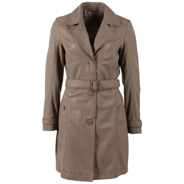 Geaca Lunga de Piele Dama Mauritius Maro MWLeoniz