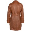 Geaca Lunga de Piele Dama Mauritius Coniac MWLeonne – Geci de Piele