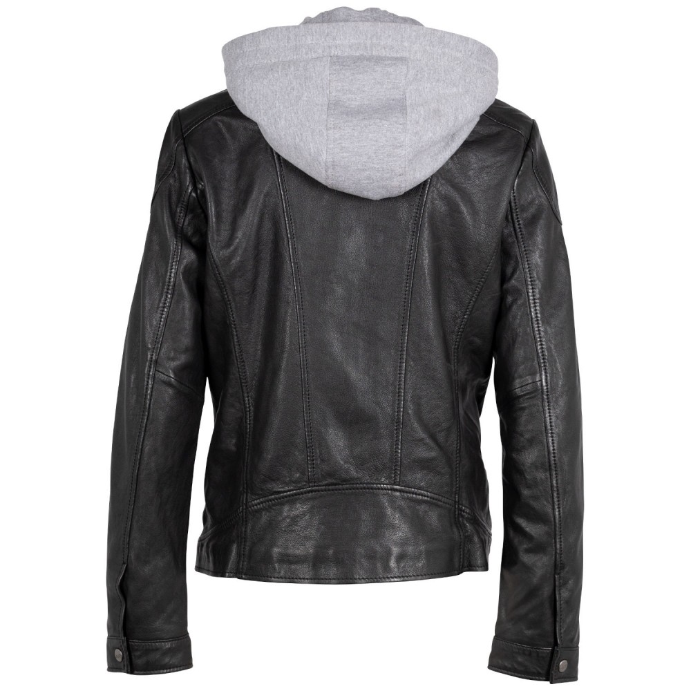 Geaca de Piele Dama Mauritius Neagra MWLezia - readytowear