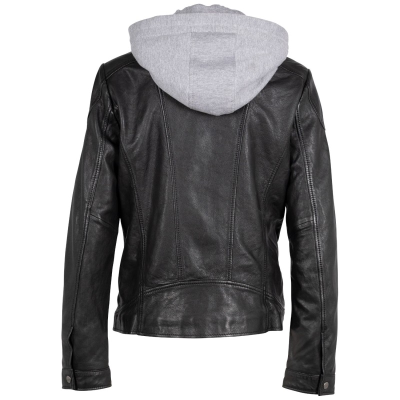 Geaca de Piele Dama Mauritius Neagra MWLezia – Geci de Piele