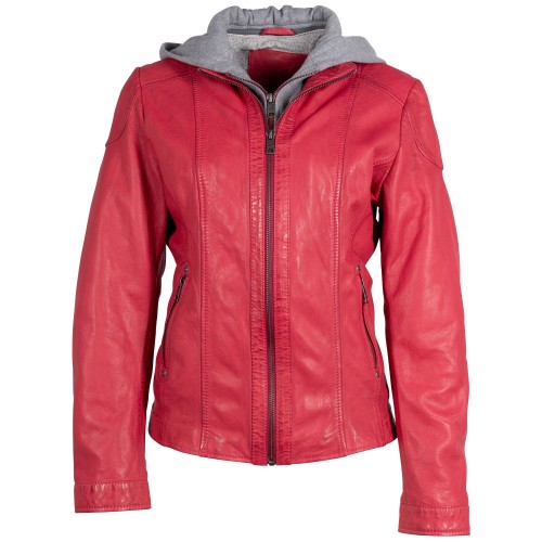 Geaca de Piele Dama Mauritius Roz MWLezia