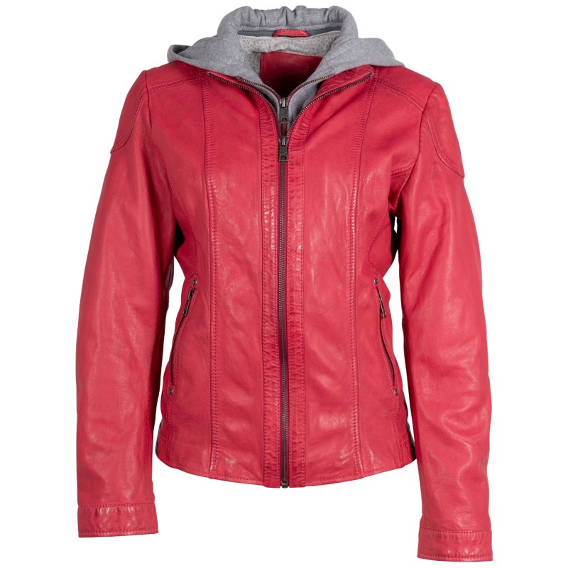 Geaca de Piele Dama Mauritius Roz MWLezia – Geci de Piele