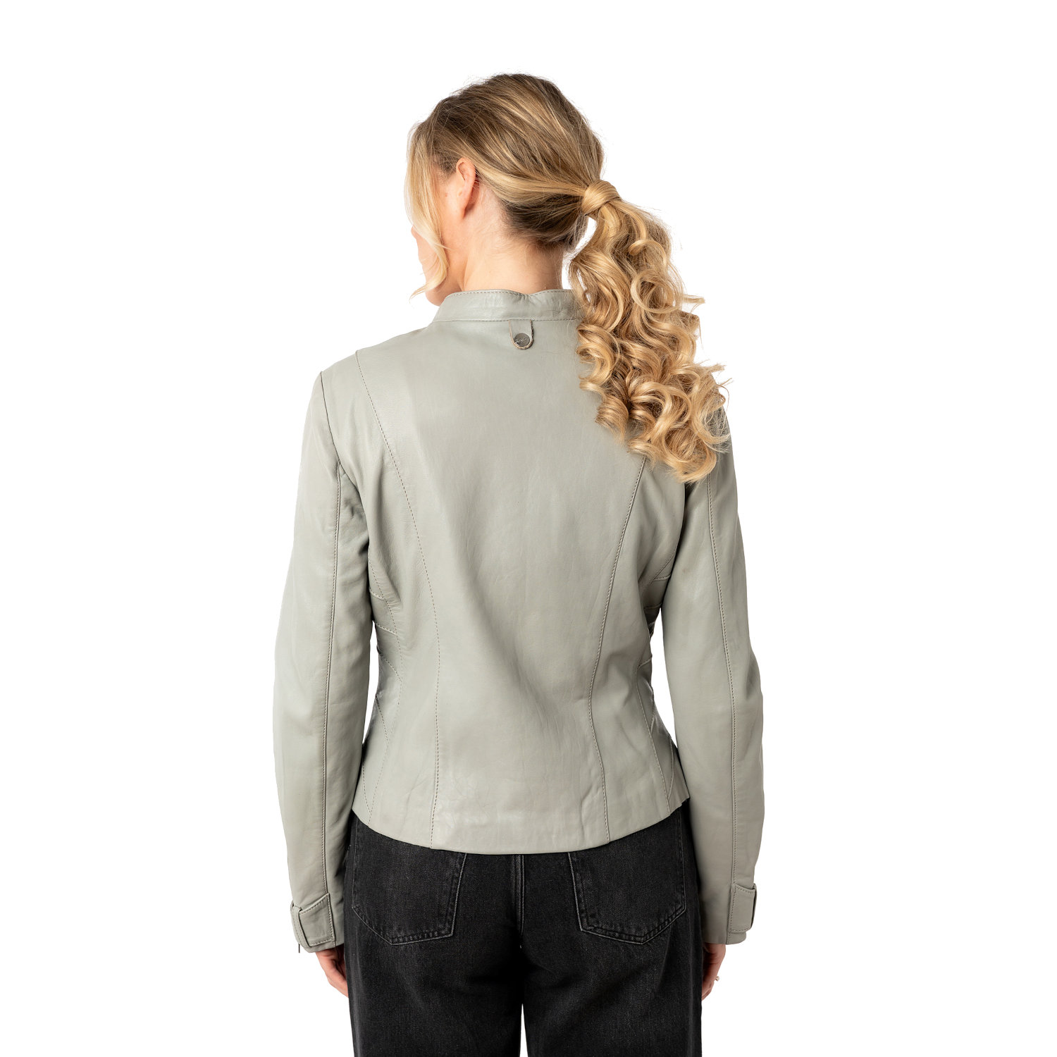 Geaca de Piele Dama Mauritius Gri Argintiu MWLiliana – Geci de Piele Geaca de Piele Dama Mauritius Gri Argintiu MWLiliana – Geci de Piele